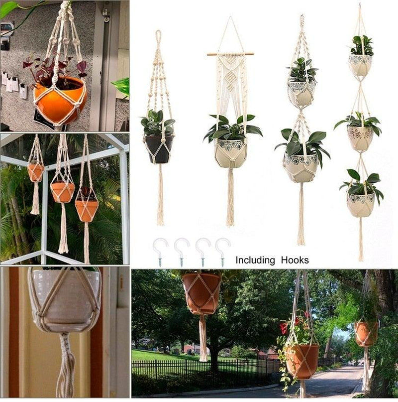 Handmade Plant and Flower Hanger - Eco Friendly Home Decor