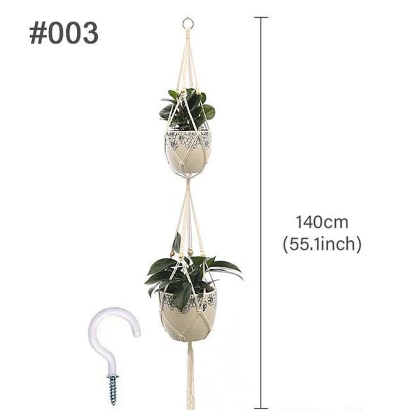 Handmade Plant and Flower Hanger - Eco Friendly Home Decor