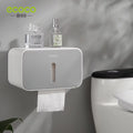 Waterproof Paper Towel Box Wall-Mounted Non-Punching Creative Simple Design Home Bathroom Accessories Items Placement Rack