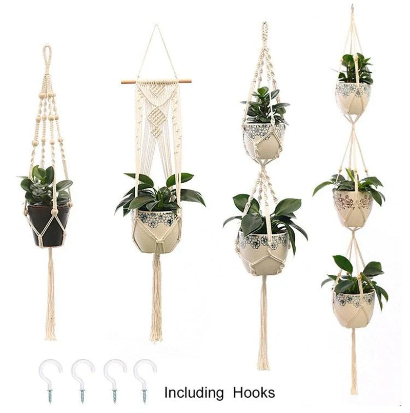 Handmade Plant and Flower Hanger - Eco Friendly Home Decor