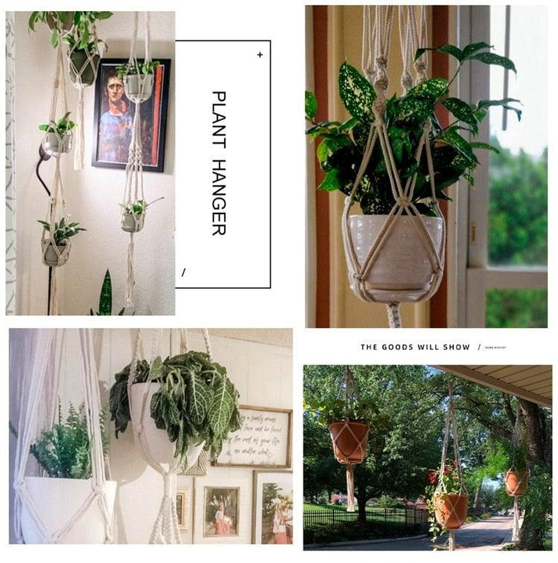 Handmade Plant and Flower Hanger - Eco Friendly Home Decor