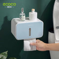 Waterproof Paper Towel Box Wall-Mounted Non-Punching Creative Simple Design Home Bathroom Accessories Items Placement Rack